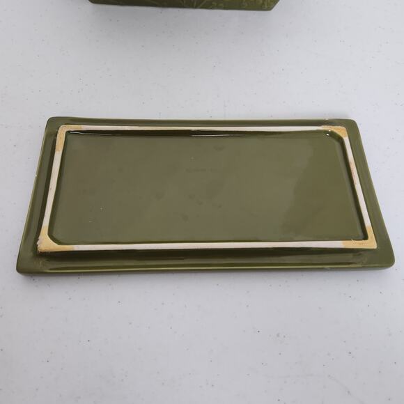 Earthenware, "Let Us Entertain You" NEW, Casserole Dish, Loaf Pan - Picture 3 of 11